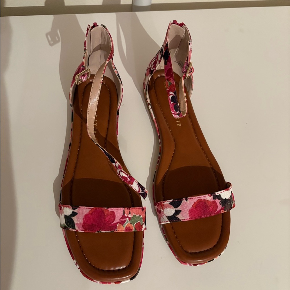 Kelly & Katie Pink Floral Sandals